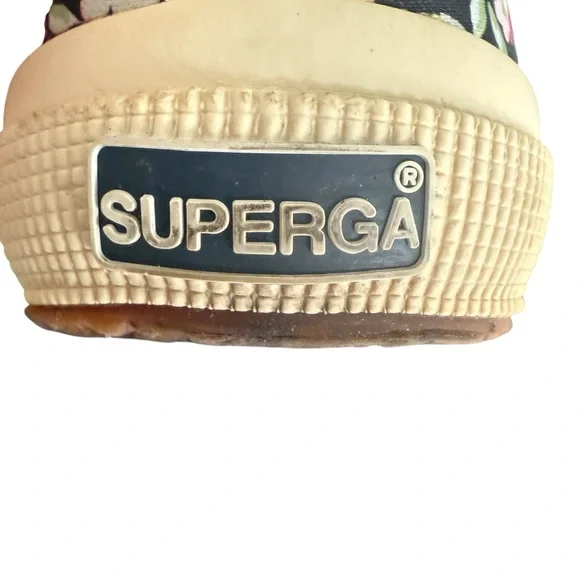 Superga Women’s Size 8 Size 39 Floral Daisy Multicolor Sneakers Casual Lace Up - Picture 11 of 12